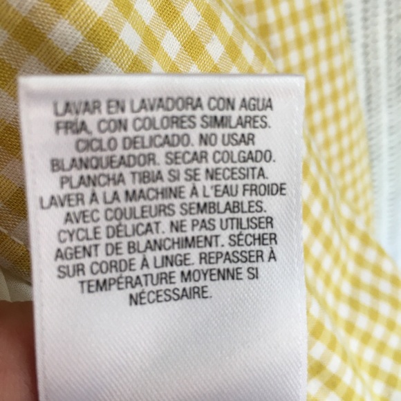 Sunset Rd Summer Blazer Golden Gingham S 8 - Picture 13 of 13